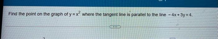 Solved Find the point on the graph of y=x? where the curve | Chegg.com