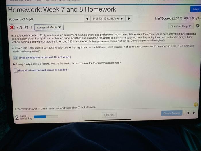 Solved Homework: Week 7 and 8 Homework Save Score: 0 of 5 | Chegg.com
