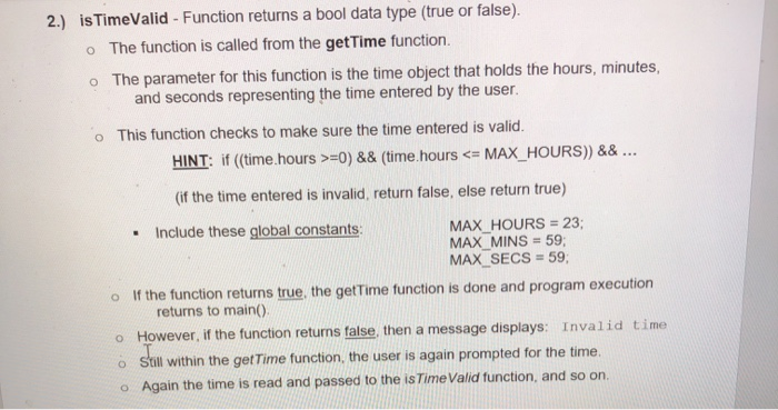 Solved HW_3f - struct Time - Write a program that prompts | Chegg.com