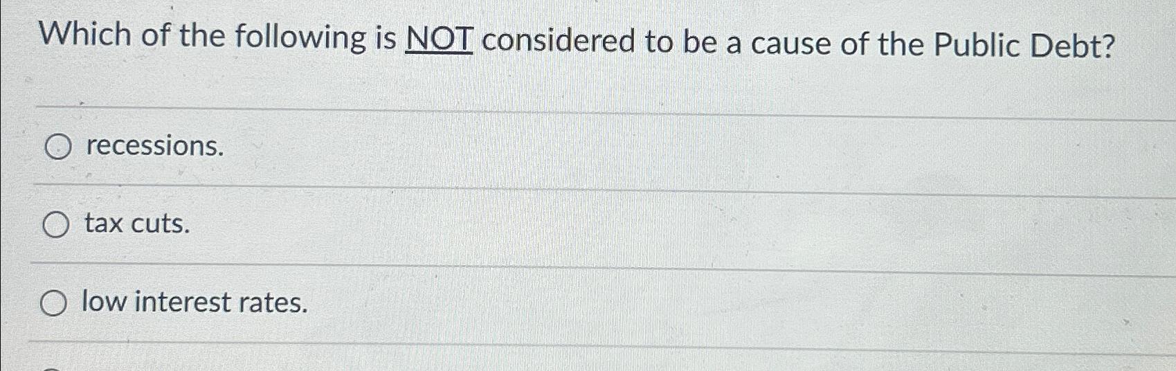 Solved Which of the following is NOT considered to be a | Chegg.com