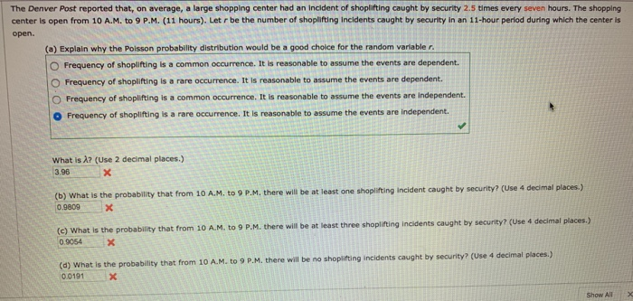 Solved The Denver Post reported that, on average, a large | Chegg.com