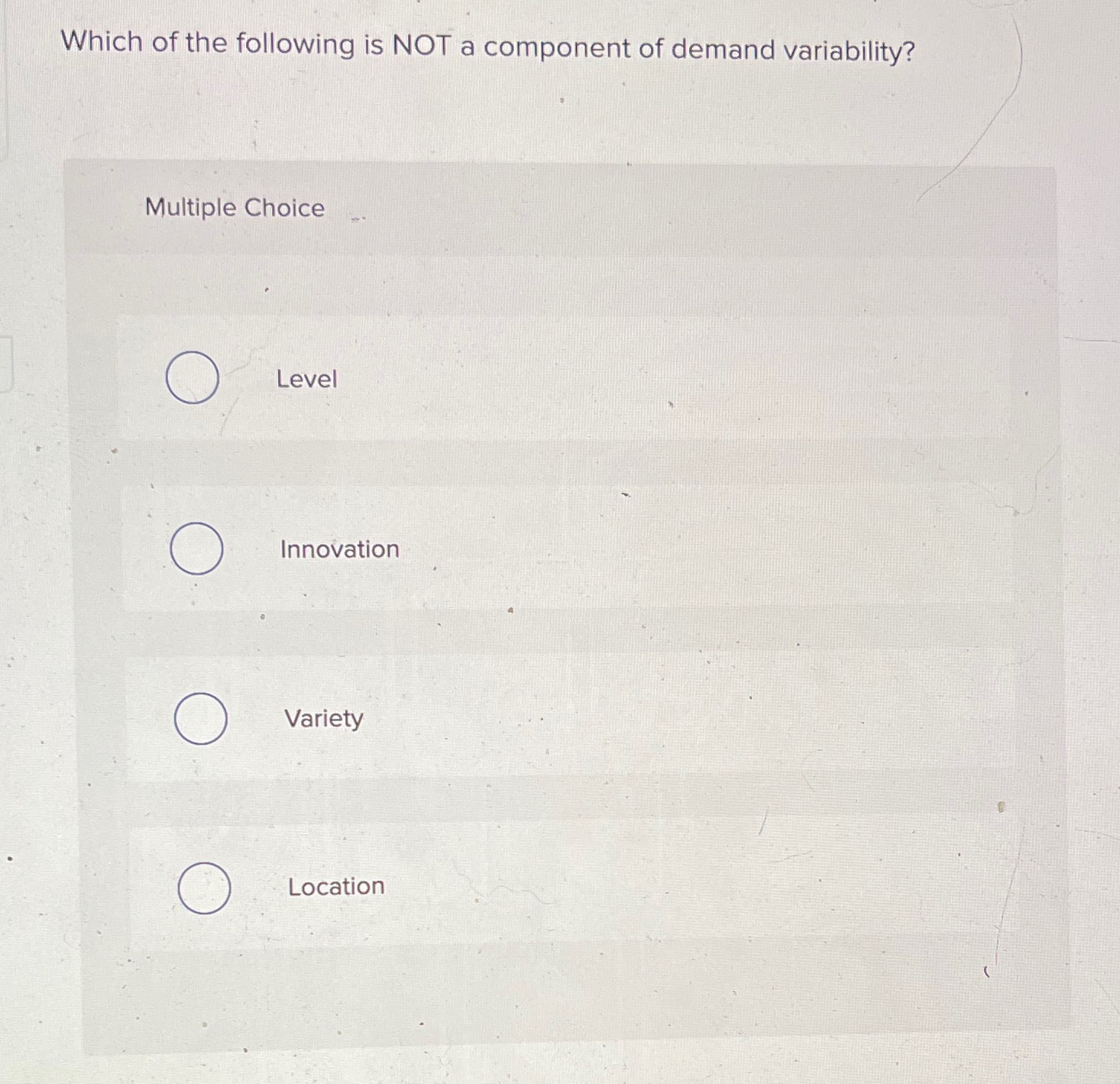 Solved Which of the following is NOT a component of demand | Chegg.com