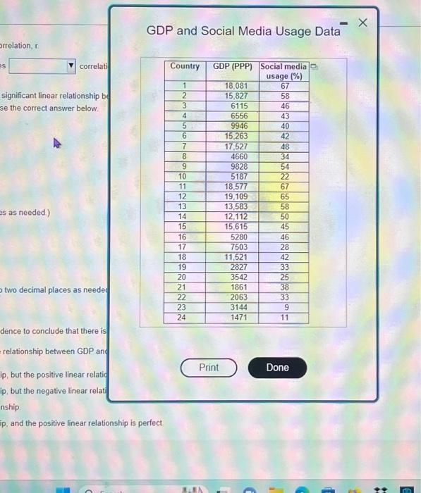 Solved A survey found that social networking is popular in | Chegg.com