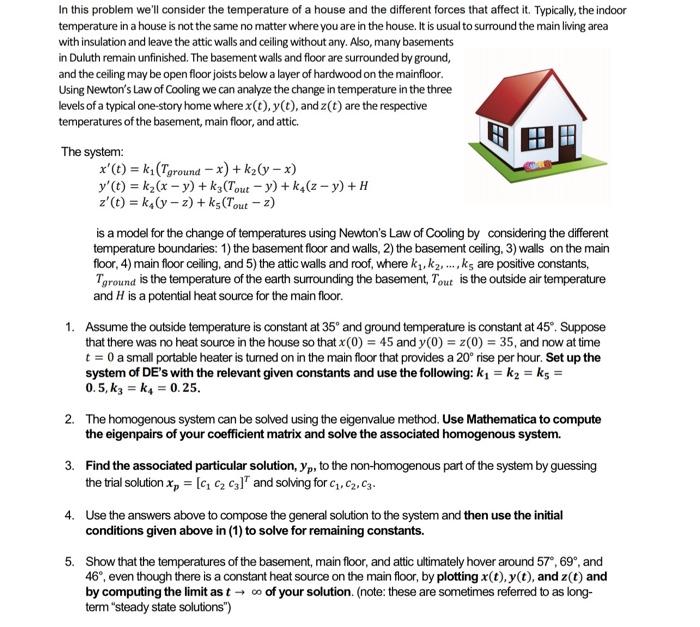 Solved In this problem we'll consider the temperature of a | Chegg.com