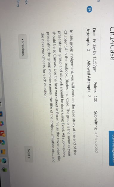 Solved Cn14CaseDue Friday by 11:59pm Points 100 ﻿Submitting | Chegg.com