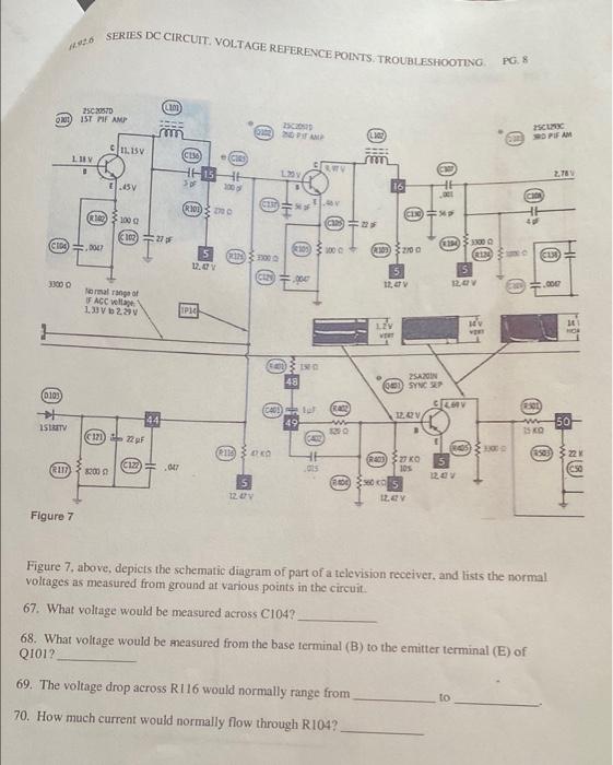 Solved Figure 7. above, depicts the schematic diagram of | Chegg.com