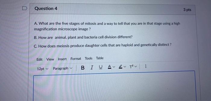 Solved D Question 3 3 pts A. What is a mutation and what | Chegg.com
