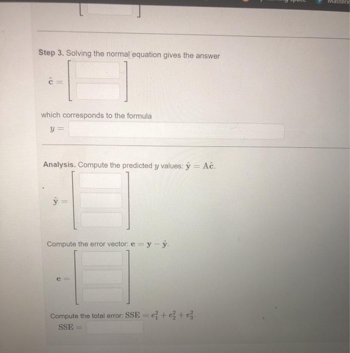 Solved (1 Point) By Using The Method Of Least Squares, Find | Chegg.com