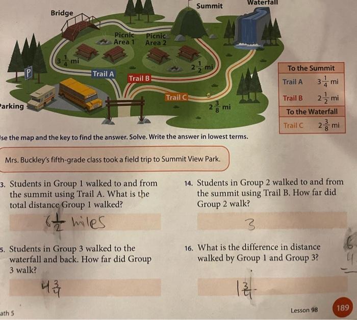 Solved Ise the map and the key to find the answer. Solve. | Chegg.com