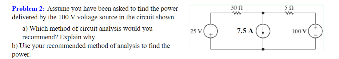 Solved Problem 2: Assume you have been asked to find the | Chegg.com