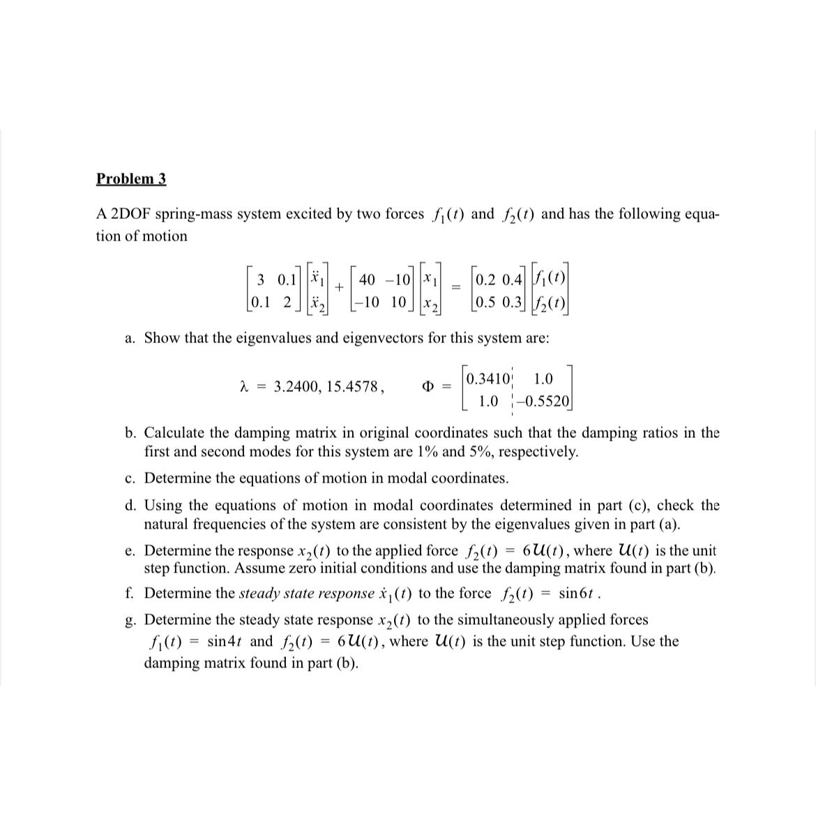 solved-problem-3a-2dof-spring-mass-system-excited-by-two-chegg