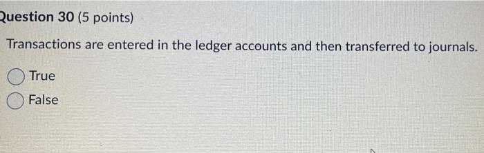 Solved Transactions are entered in the ledger accounts and | Chegg.com