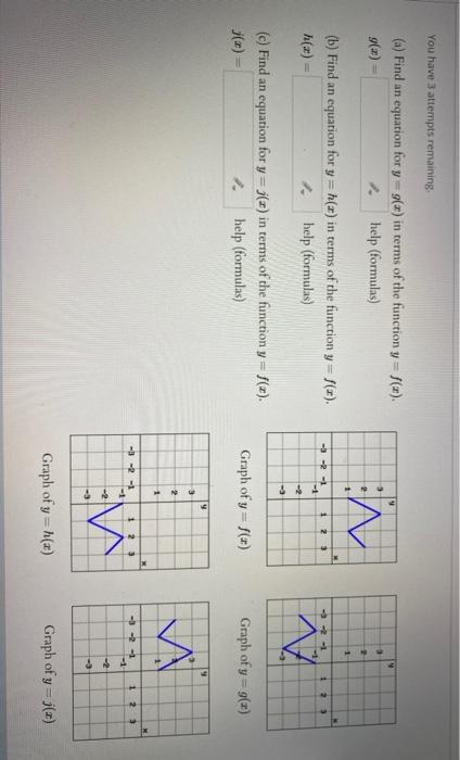 Solved You have 3 attempts remaining (a) Find an equation | Chegg.com