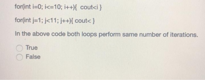 Solved for(int i=0; i