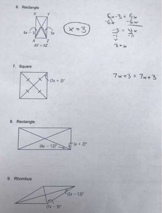 Solved Can you conclude that the parallelogram is a rhombus, | Chegg.com