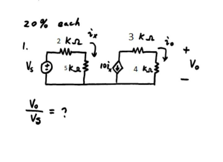 Solved Z Kli Each 2 Kl 1 2 Vs Ska Oir Vo 4 Kl V Chegg Com