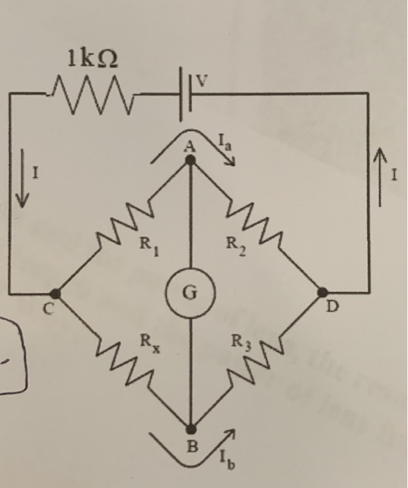 Solved 2. In the shown Wheatstone bridge circuit, Ri, and R2 | Chegg.com