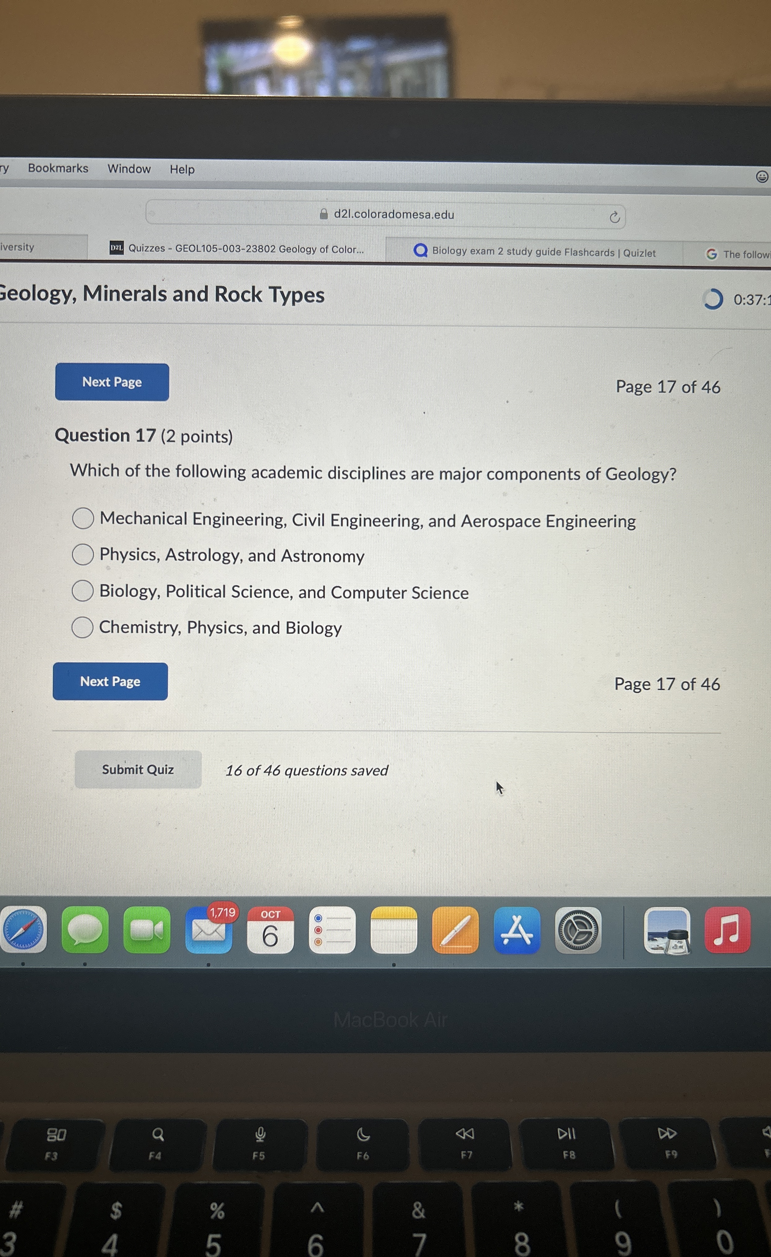 Solved Question 17 (2 ﻿points)Which of the following | Chegg.com