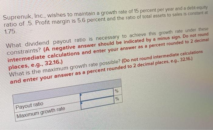 solved-suprenuk-inc-wishes-to-maintain-a-growth-rate-of-chegg