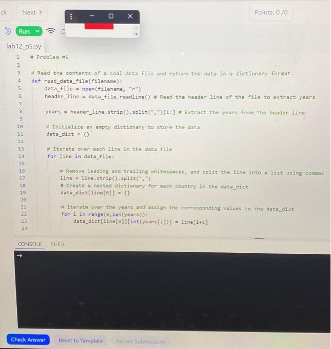 Solved If the code has no errors and the steps is explained | Chegg.com image.