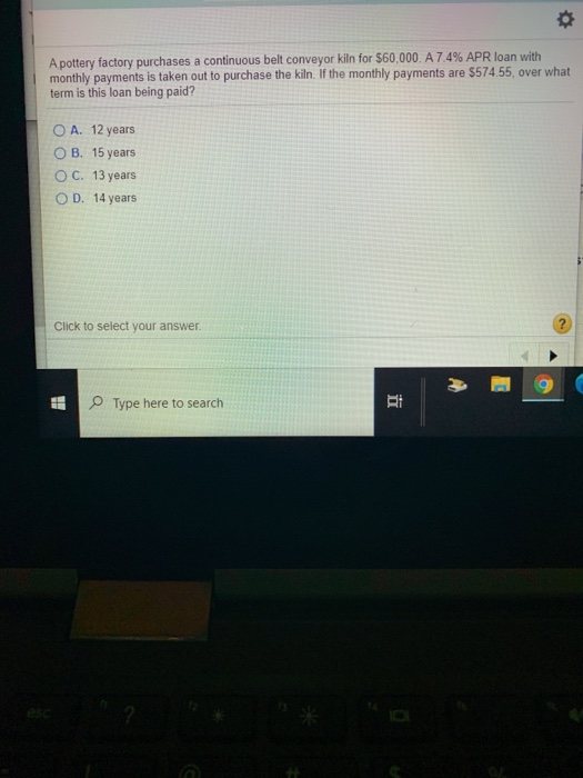 Solved A pottery factory purchases a continuous belt