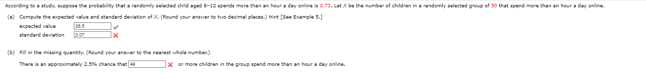 Solved (a) ﻿Compute the expected value and standard | Chegg.com