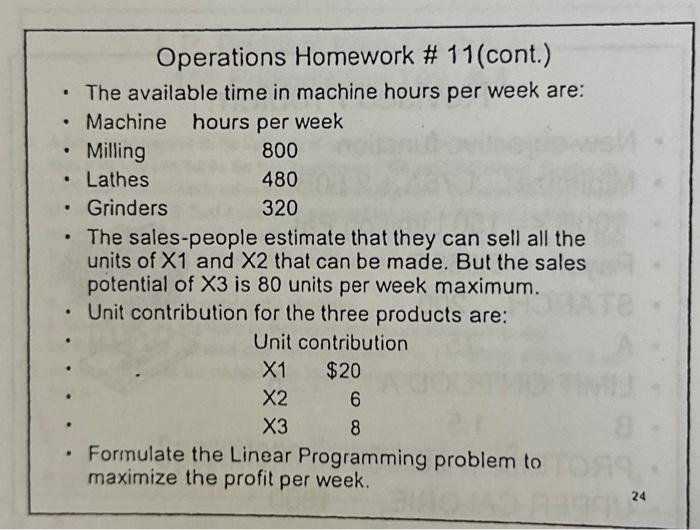 Solved Page 70915 th. ed. Problem 3 - A manufacturing firm | Chegg.com