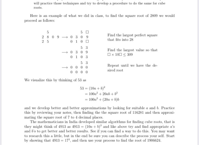 Solved Will Practice Those Techniques And Try To Develop Chegg Com