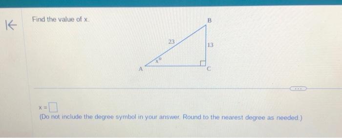 find the value of x degree in the following figures