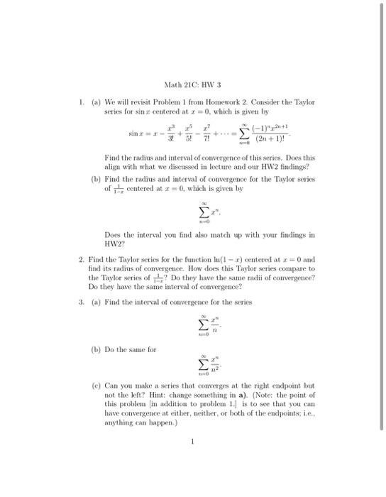 Math 21c Solved Math 21C: HW 3 1. (a) We will revisit Problem 1 from | Chegg.com