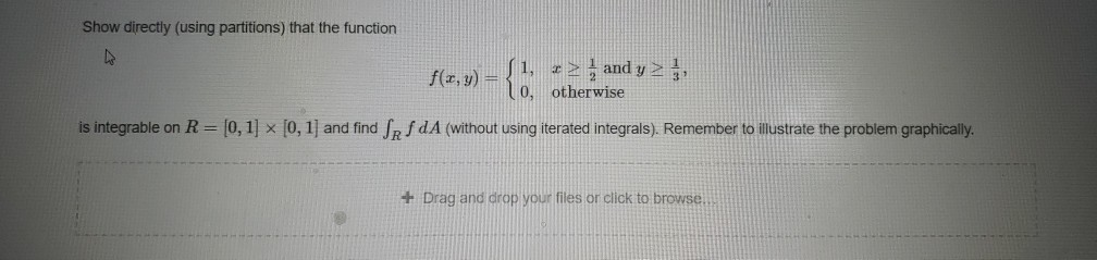 Solved Show directly (using partitions) that the function | Chegg.com
