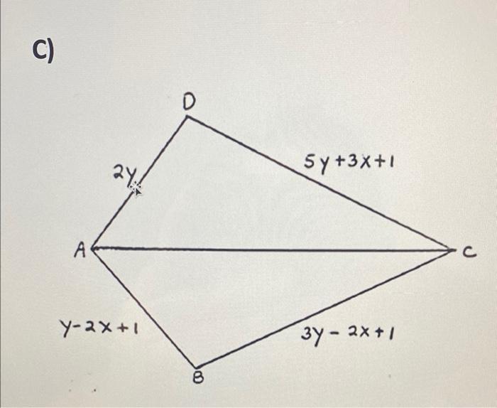 Solved for each of the following determine if the triangles | Chegg.com