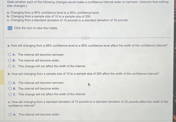 Solved State whether each of the following changes would | Chegg.com