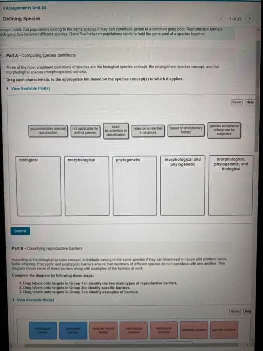 SOLVED: Activity 1: The Concept of Species Directions: Using the graphic  organizer below, describe what is meant by a species. Definition Ecological  Unit Reproductive Community SPECIES Genetical Unit