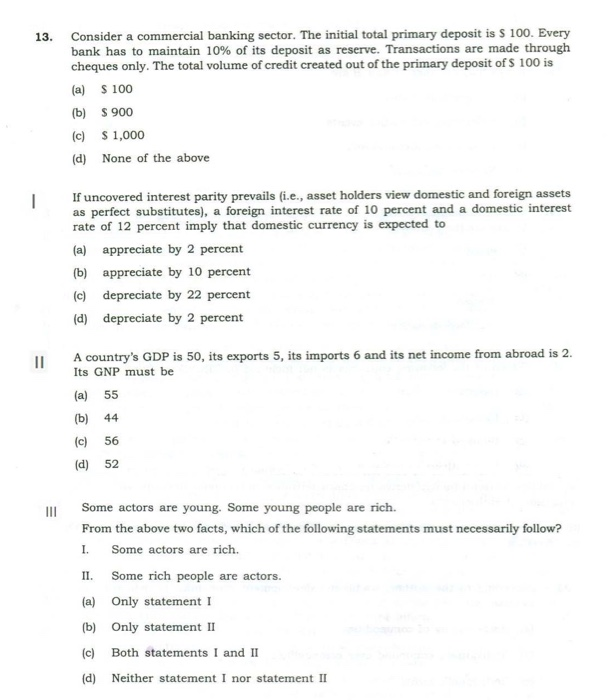 solved-13-consider-a-commercial-banking-sector-the-initial-chegg