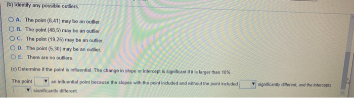 Solved Use the data in the table below to complete parts (a) | Chegg.com