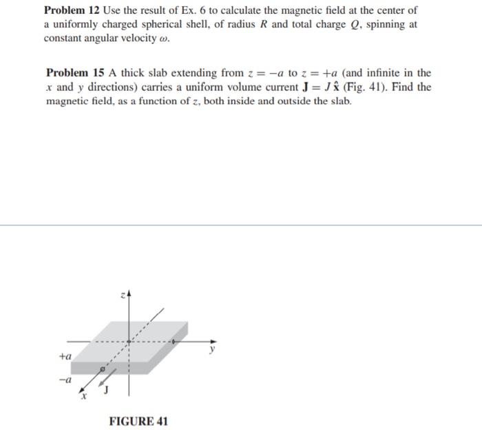 Solved Problem 12 Use the result of Ex. 6 to calculate the | Chegg.com