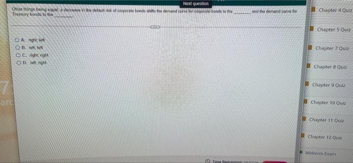 Solved Next question Other living being equal a decrease in | Chegg.com