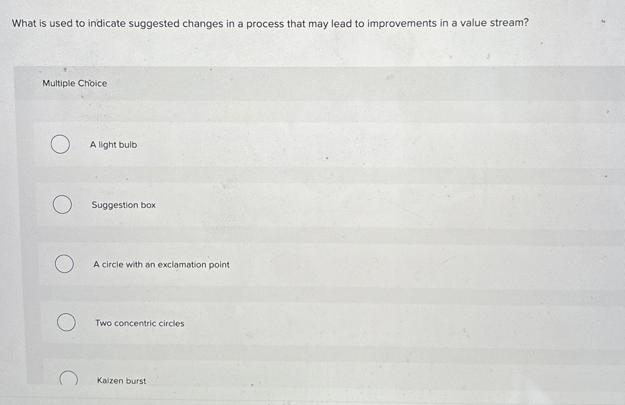 Solved What is used to indicate suggested changes in a | Chegg.com