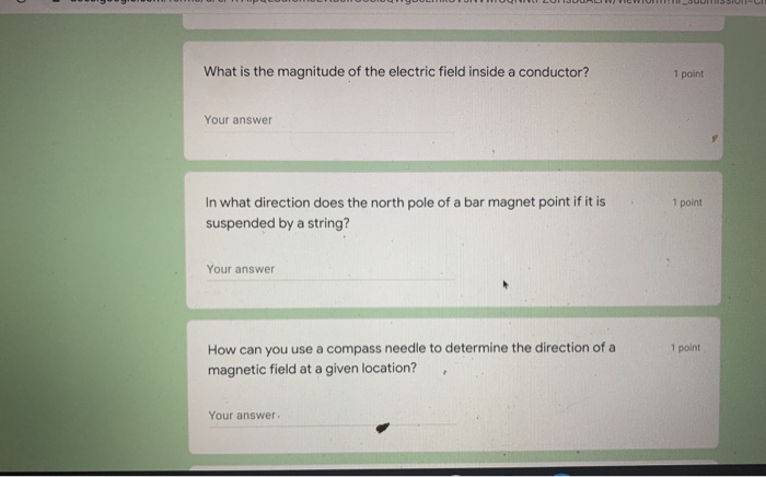 Solved What is the magnitude of the electric field inside a | Chegg.com