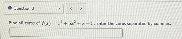 find the zeros of 2 x square 3 x 5