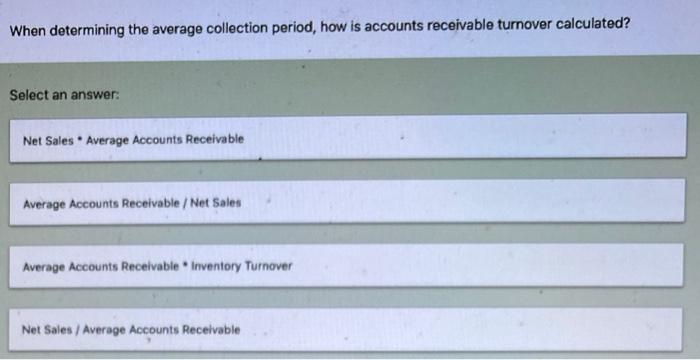 How Is Accounts Receivable Turnover Calculated