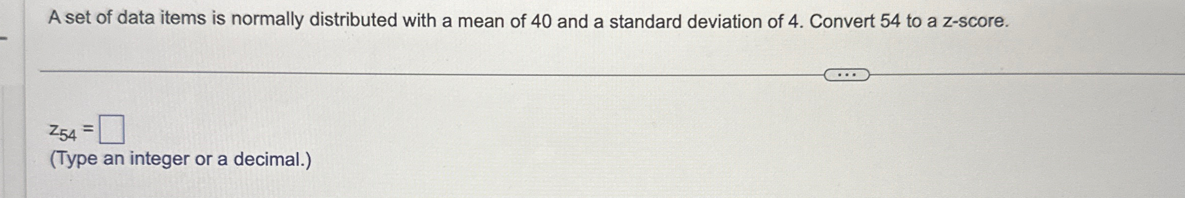 solved-a-set-of-data-items-is-normally-distributed-with-a-chegg