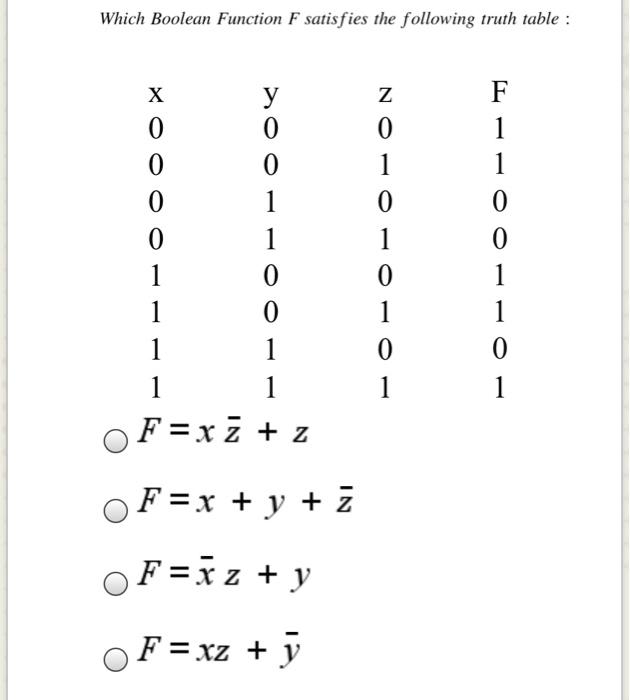Solved Statement 1 : x(y – z)=xy + x2 Statement 2 : xyz + | Chegg.com