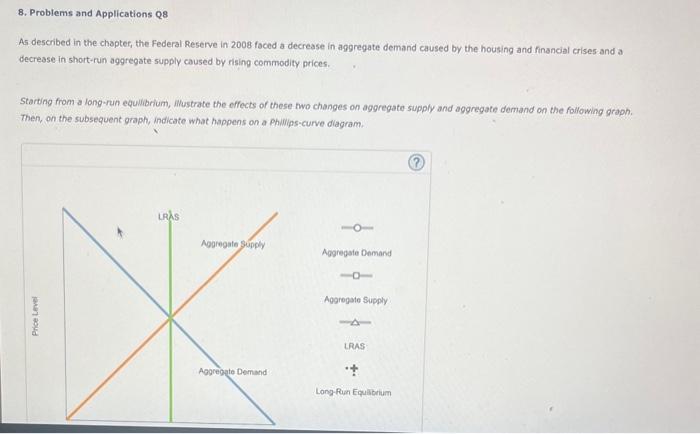 Solved 8. Problems And Applications Q8 As Described In The | Chegg.com