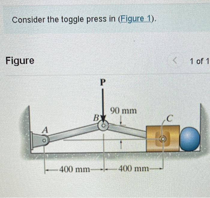 Solved Consider The Toggle Press In (Figure 1). Figure 1 Of | Chegg.com