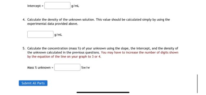 Solved A Student Performed The Experiment As Described In | Chegg.com