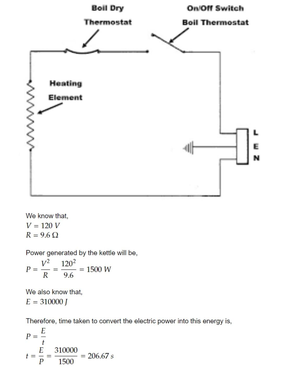 Solved Problem Description An electric kettle with an