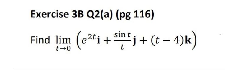 Solved Exercise 3B Q2(a) (pg 116)Find | Chegg.com