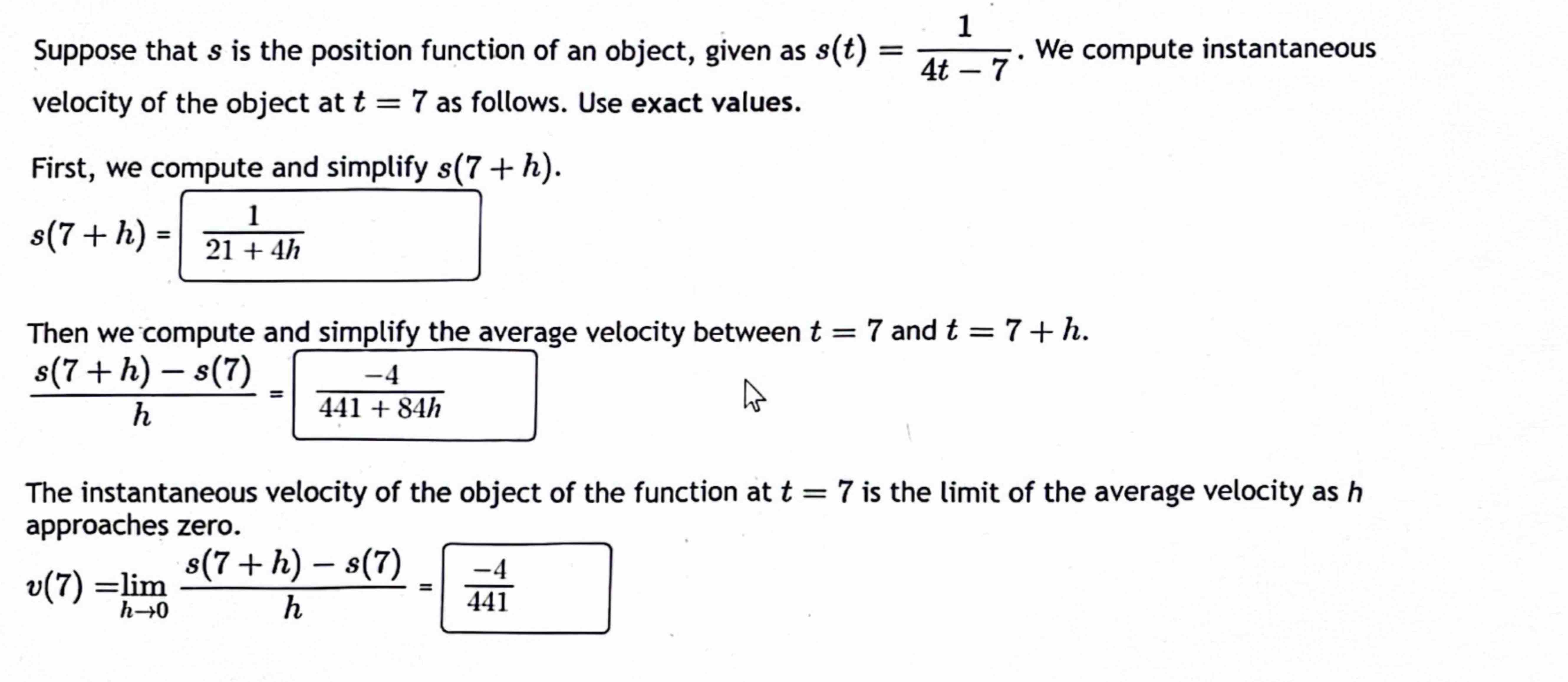 Solved Suppose that s ﻿is the position function of an | Chegg.com